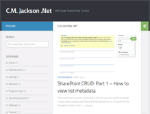 Tablet Screenshot of cmjackson.net